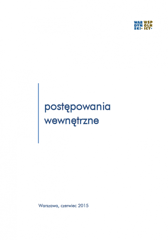 Postępowania wewnętrzne