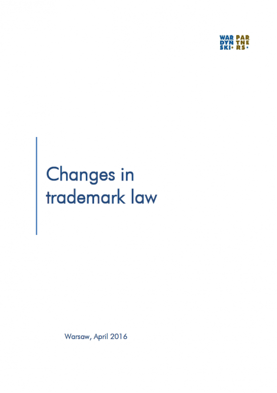 Changes in trademark law